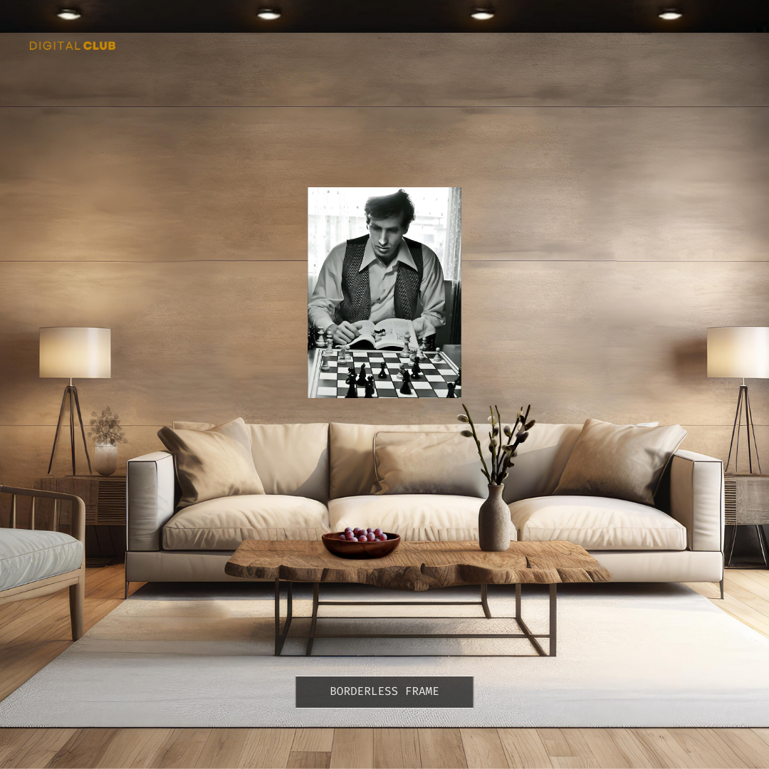 Bobby Fischer - Chess Artwork - Premium Wall Art