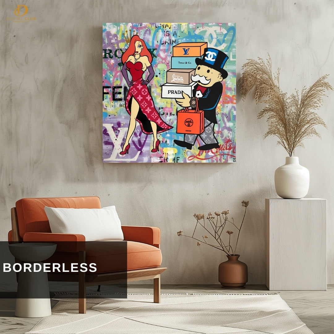 Monopoly - POP ART - Square Wall Art