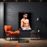 Amir Khan Boxing Champ Premium Wall Art