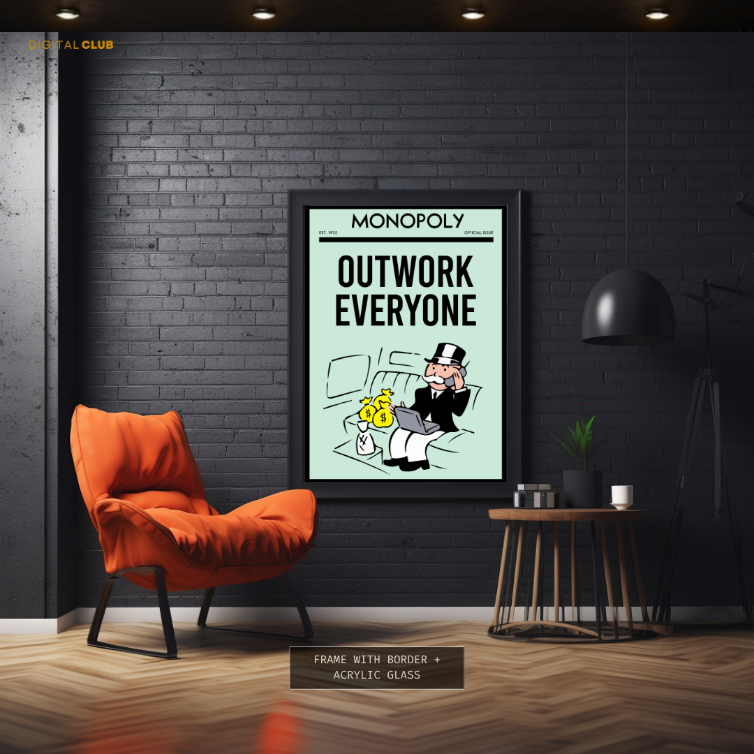 Monopoly Quote 2 Premium Wall Art