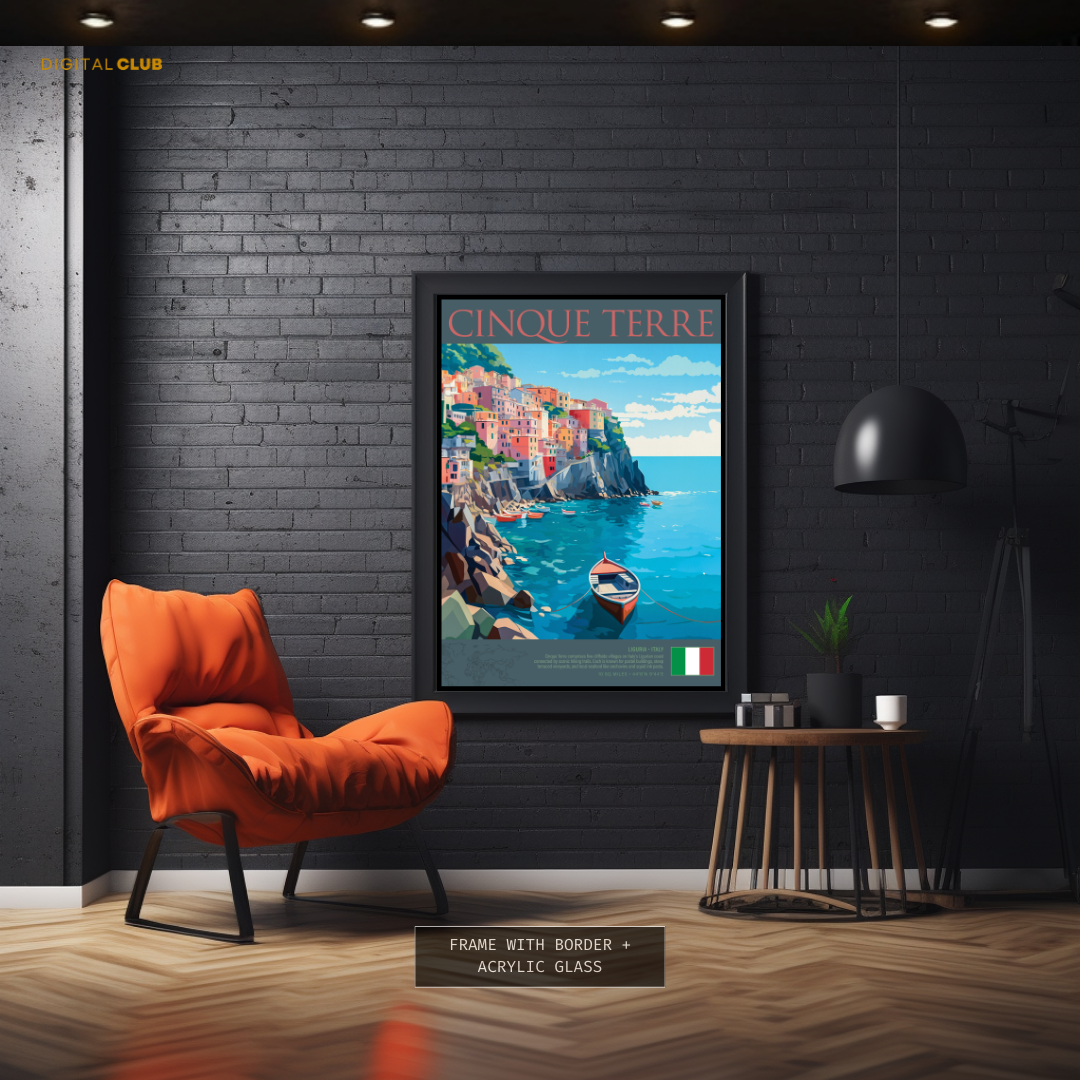 Cinque Terre Italy Premium Wall Art