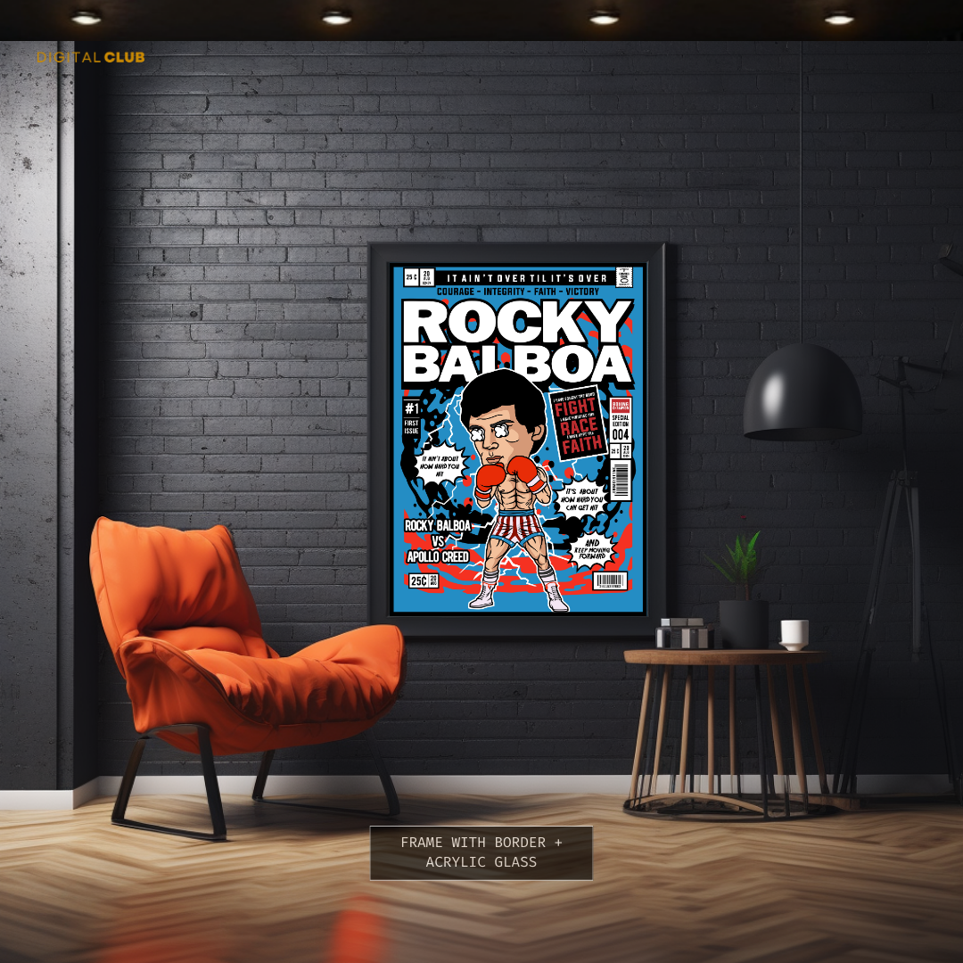 Rocky Balboa Pop Art Premium Wall Art