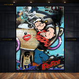 Popeye - Pop ART - Premium Wall Art