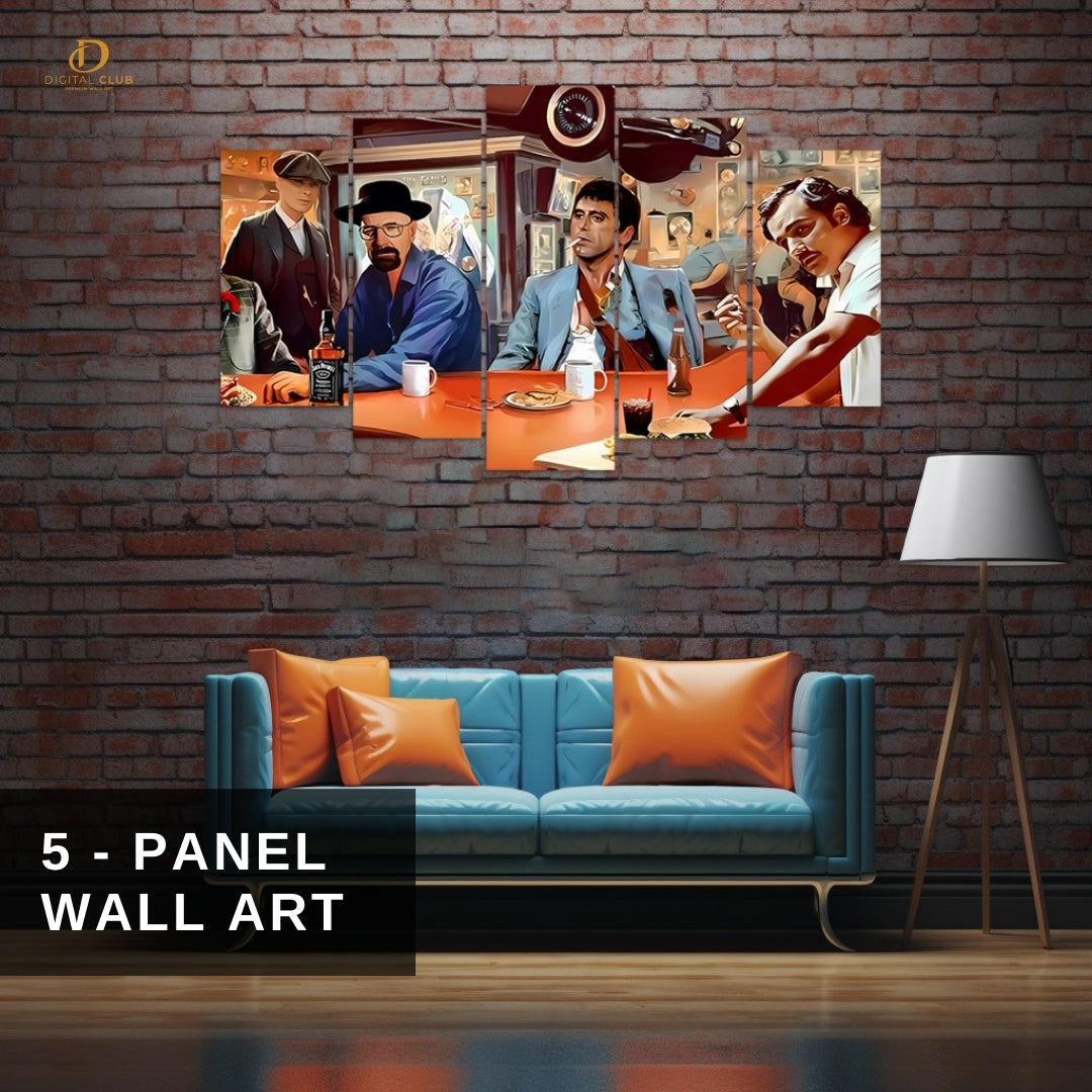 Mix Gangsters - Movies - 5 Panel Wall Art