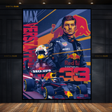 MAX Verstappen 33 F1 Premium Wall Art