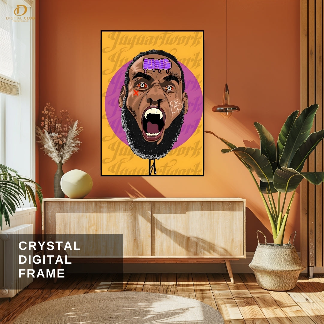 LeBron James - Basketball - Premium Wall Art