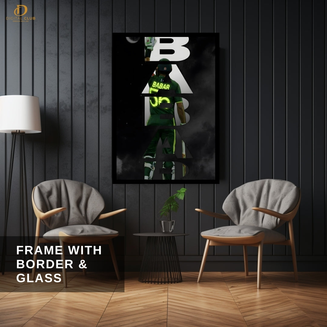 Babar Azam 1 - Cricket - Premium Wall Art