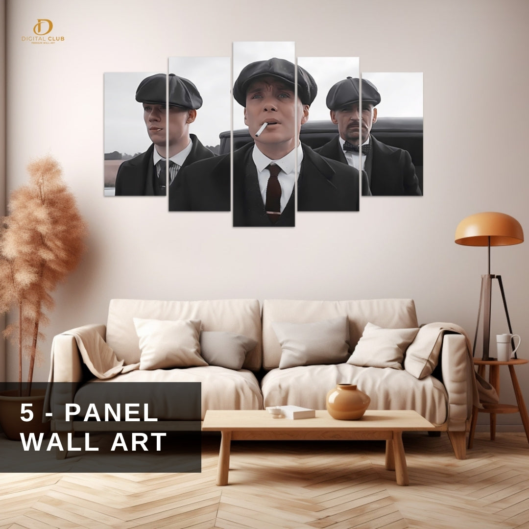 Peaky Blinders - Series - 5 Panel Wall Art