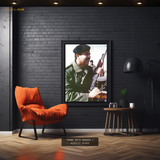 Saddam Hussein Leader Premium Wall Art