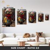 Minions x Spiderman - Cartoon - Premium Wall Art