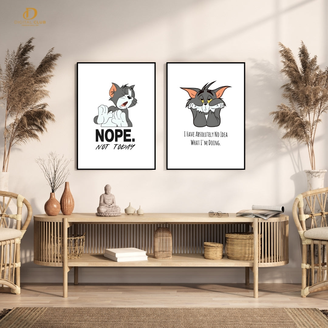 Tom & Jerry Artwork - 2 Panel Wall Art