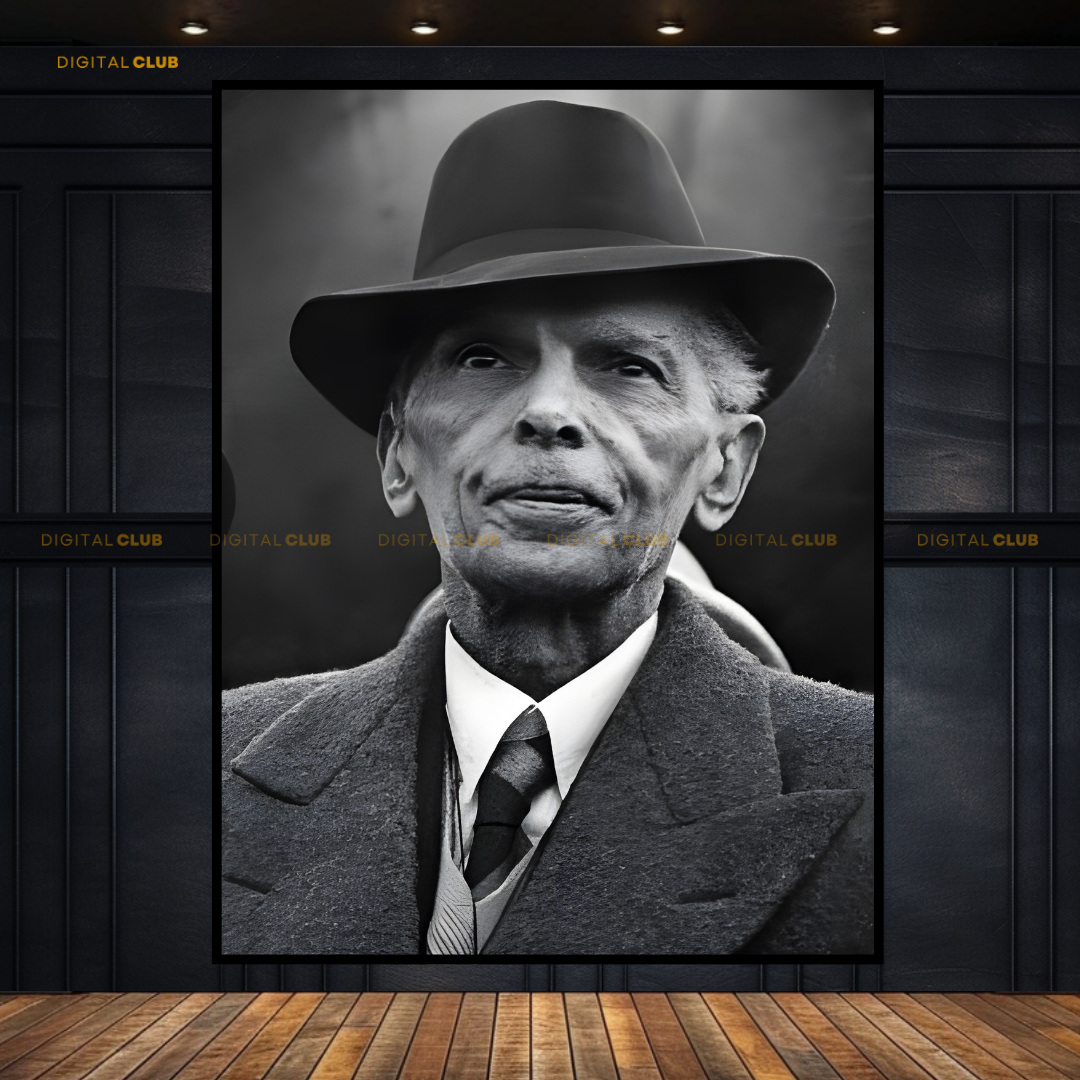 Muhammad Ali Jinnah Pakistan Premium Wall Art