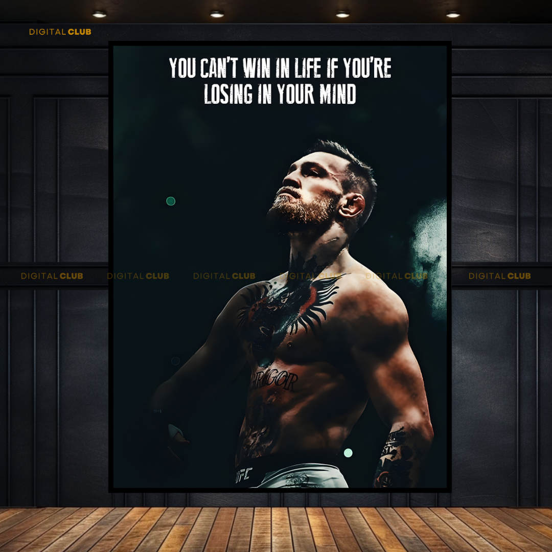 Conor McGregor UFC Quote Premium Wall Art