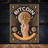 Bitcoin BTC - Crypto - Premium Wall Art