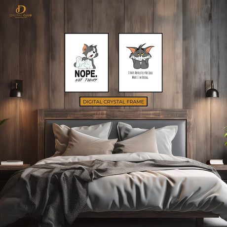 Tom & Jerry Artwork - 2 Panel Wall Art