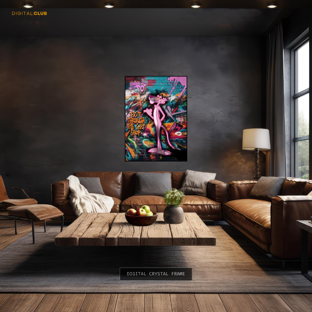 Pink Panther - Pop ART - Premium Wall Art