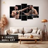 Khabib x Conor - UFC - 5 Panel Wall Art