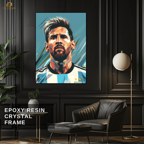 Lionel Messi 10 - Football - Premium Wall Art