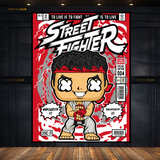 Street Fighter Pop Art Premium Wall Art