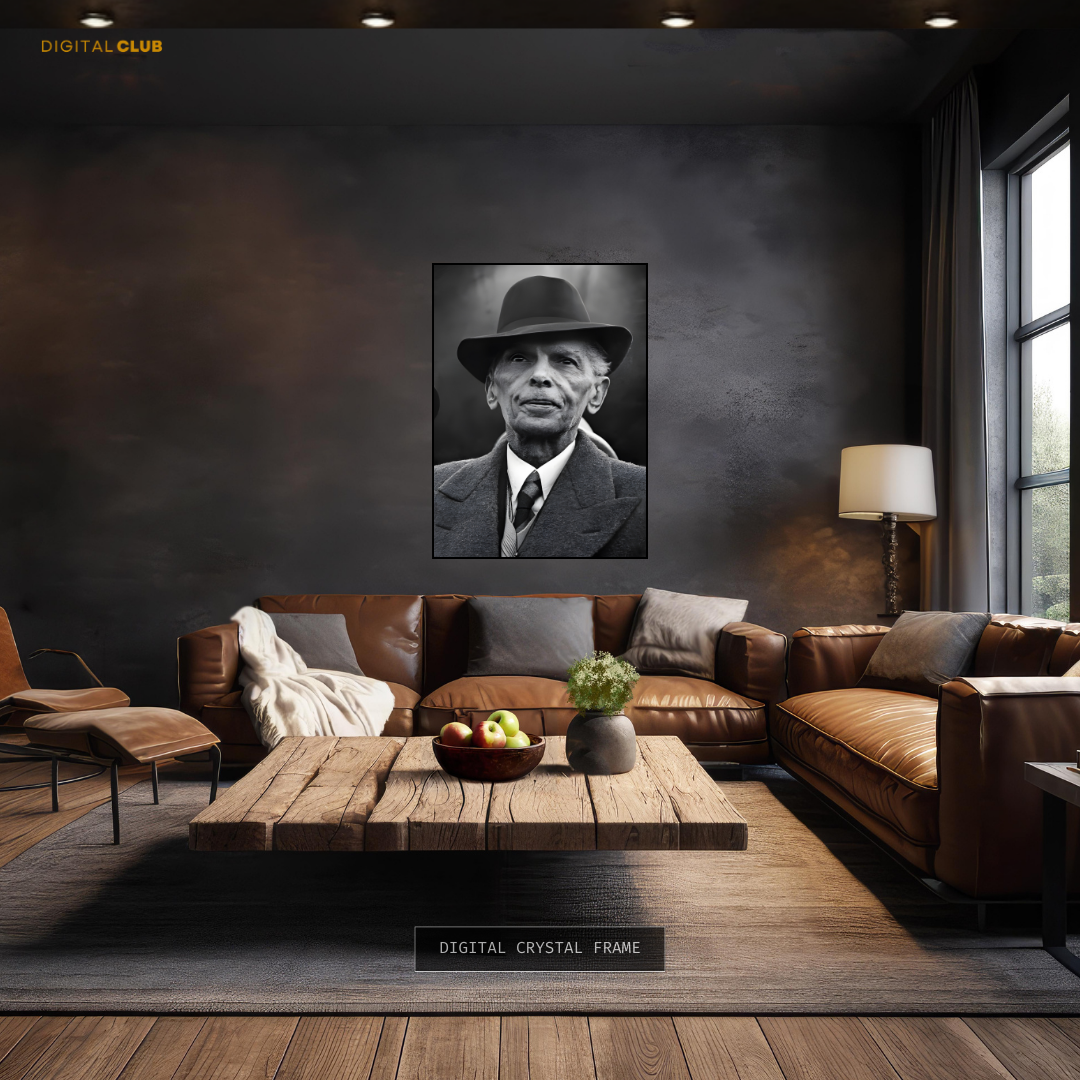 Muhammad Ali Jinnah Pakistan Premium Wall Art