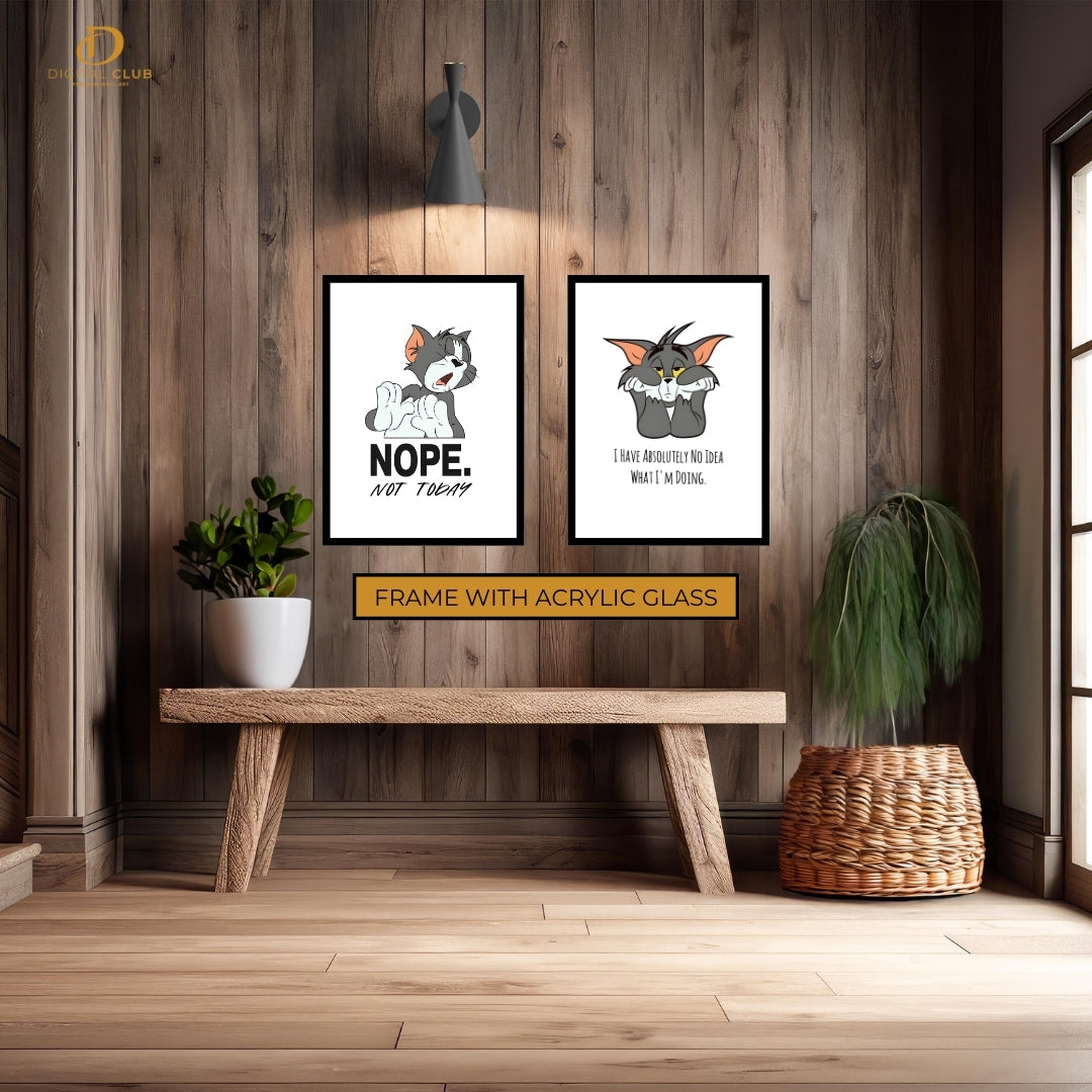 Tom & Jerry Artwork - 2 Panel Wall Art