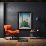 Masjid e Nabwi Madina Islamic Premium Wall Art