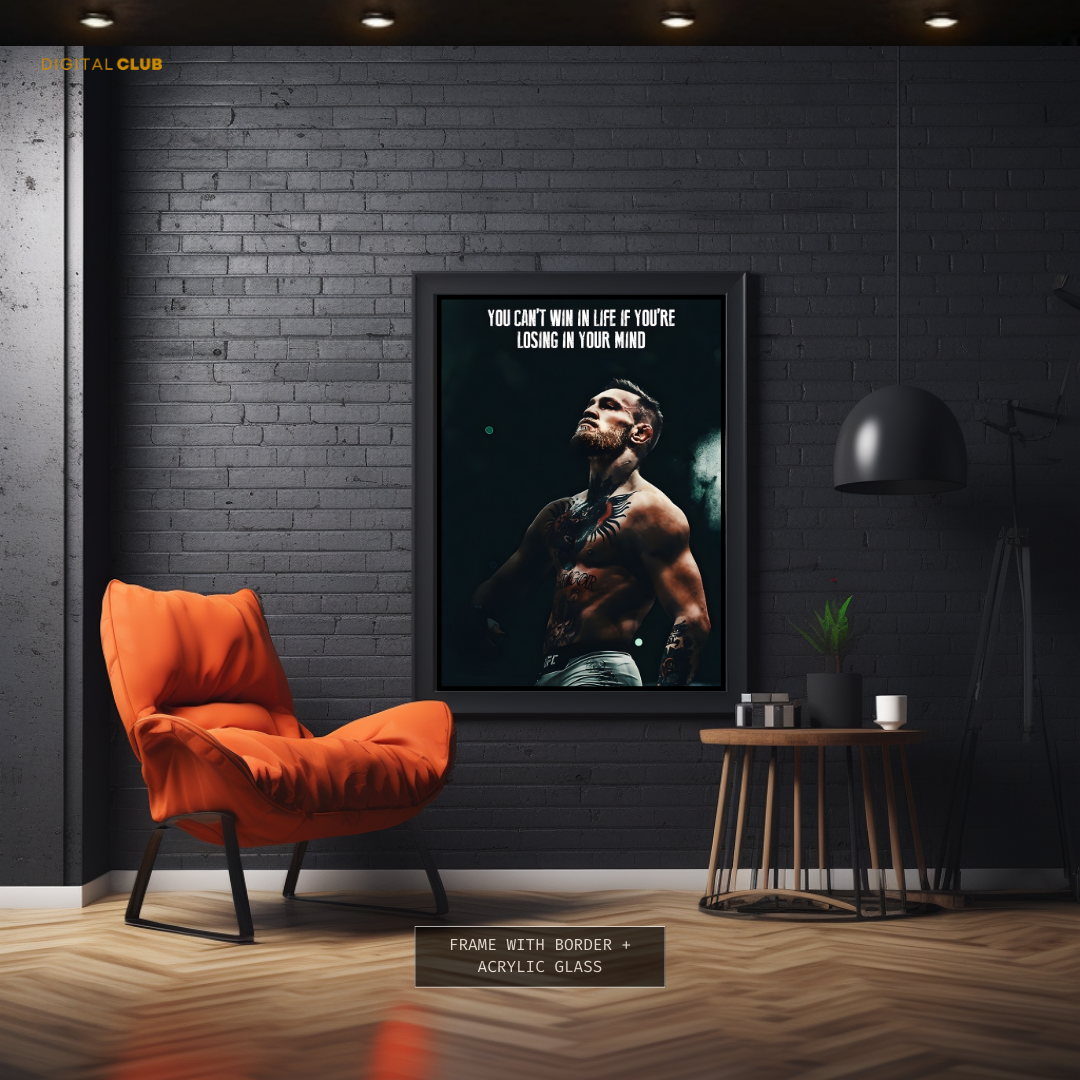 Conor McGregor UFC Quote Premium Wall Art