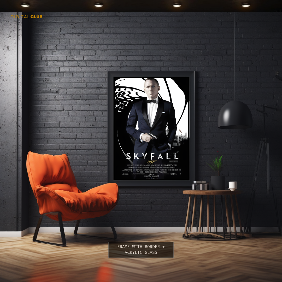 Skyfall 007 Movie Premium Wall Art