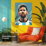 Lionel Messi 10 - Football - Premium Wall Art