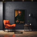 Tupac Shakur Rapper Premium Wall Art