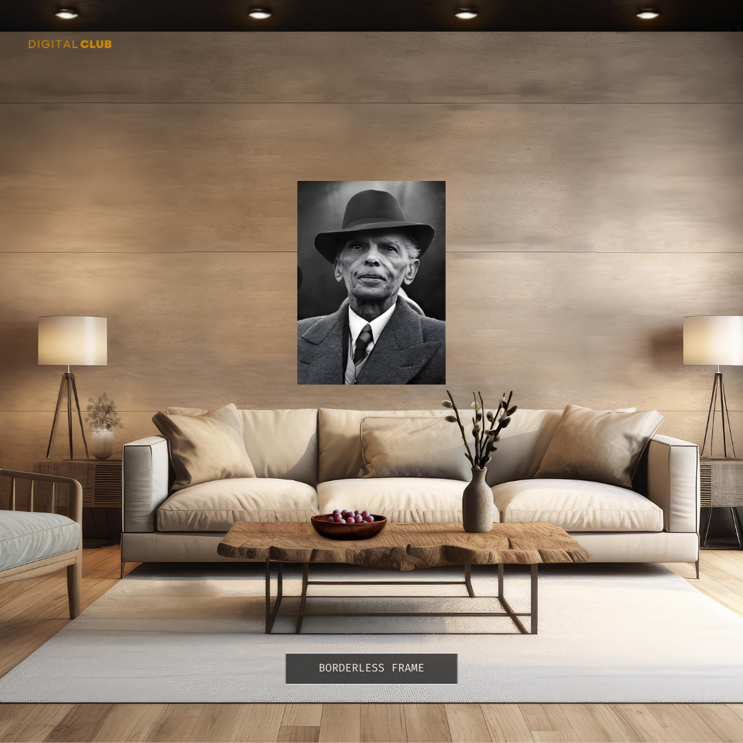 Muhammad Ali Jinnah Pakistan Premium Wall Art