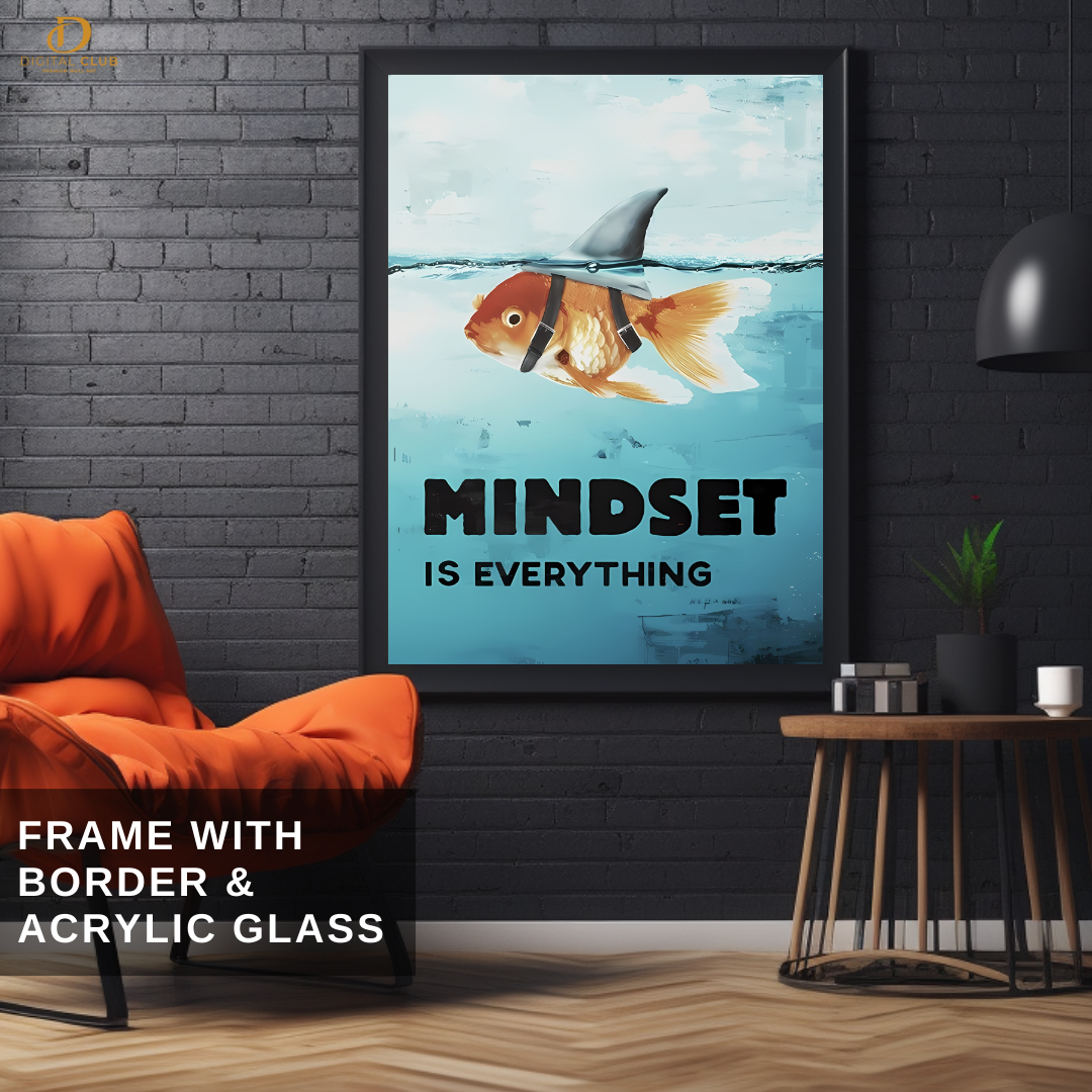 Mindset is Everything - Quotes - Premium Wall Art