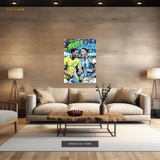 Brasil Vs Argentina - Football - Premium Wall Art